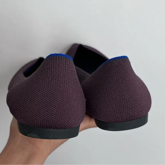 Rothy's Port Purple Pointy Toe Flats *Retired* Size 12 - Picture 5 of 6